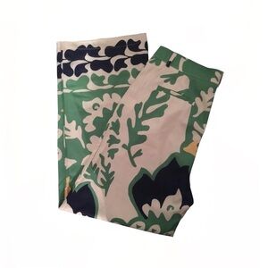 Micas Women's Floral High Waisted Wide Leg Lightweight Trouser Dress Pants Sz L